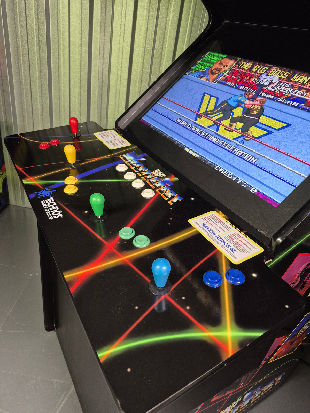 Grand 27 Arcade Machine - Wrestlefest Theme