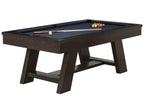 Deerfield Dark Walnut Wood Pool Table