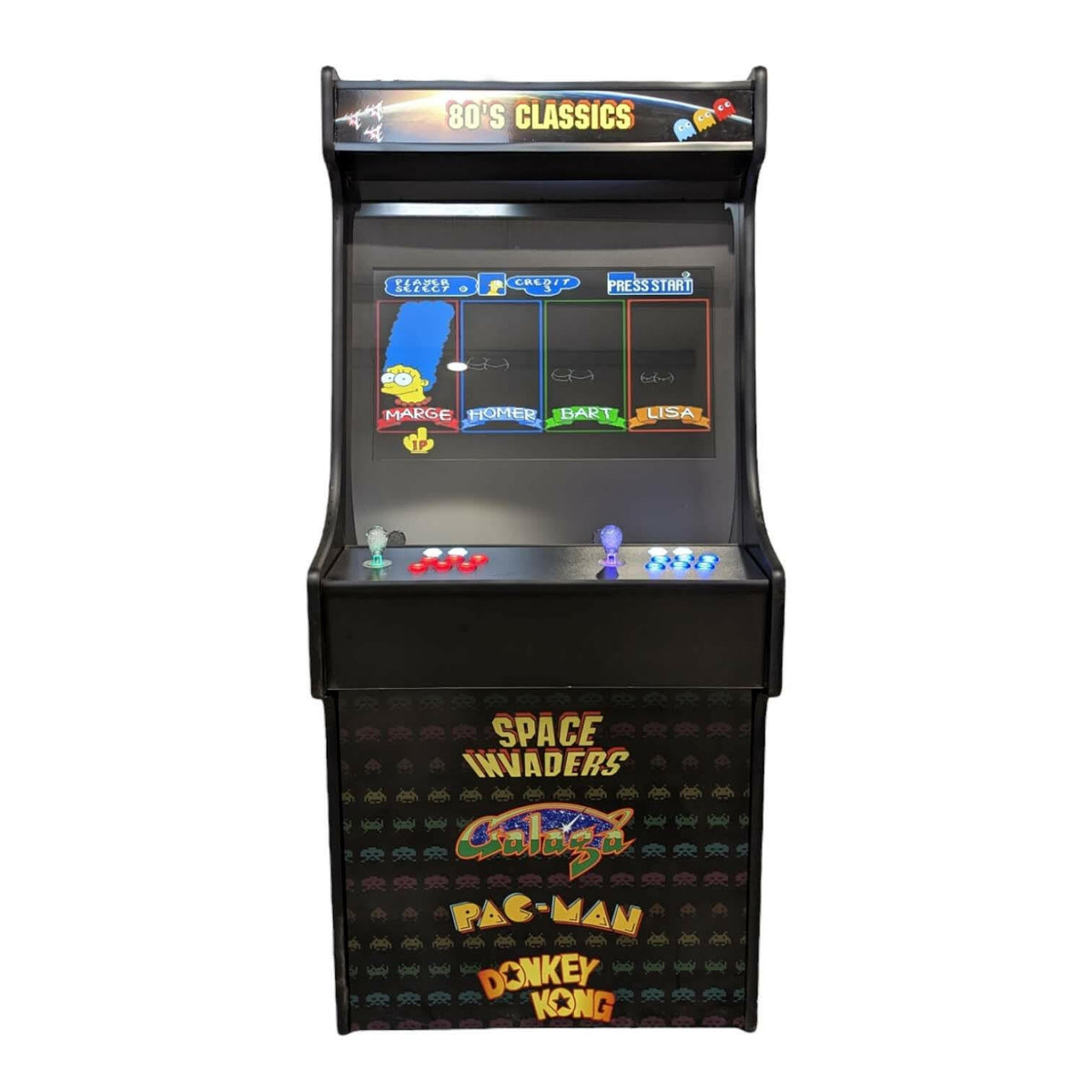 Deluxe 27 Arcade Machine - 80s Theme