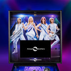 ABBA Arrival Pinball Machine backbox artwork
