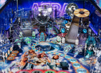 ABBA Pinball Machine playfield angled view