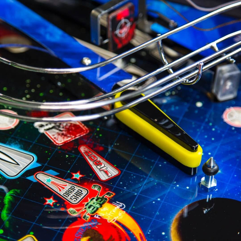 Alien Pinball Machine playfield ramps and wireforms