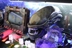 Alien Pinball Machine Ellen Ripley Edition hand-painted Xeno head and mini-screen on the playfield