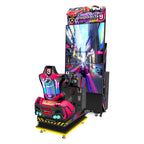 Asphalt 9 Legends DX Plus racing arcade machine with 85 inch screen and lit racing seat