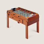 Bonzini Grand Tiroirs football table in cherry wood with two drawers and square legs