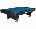 Buffalo Dominator 8ft American pool table in black with teal cloth