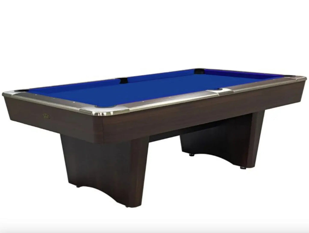 Buffalo Dominator II in walnut with blue cloth