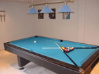 Buffalo Eliminator II in black with blue cloth in a games room
