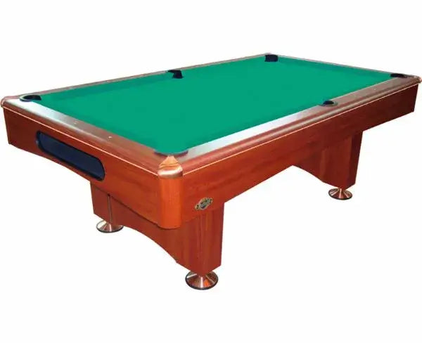 Buffalo Eliminator II American pool table in walnut with green cloth