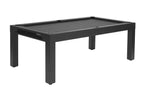 Cornilleau Classic Outdoor Pool Table in Charcoal Grey frame, playing surface and pockets visible with no dining top fitted
