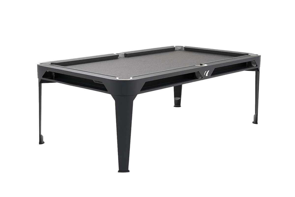 Cornilleau Hyphen Outdoor 7ft American pool table in Black with dark grey cloth