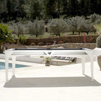 Cornilleau Hyphen Outdoor 7ft American pool table in White with dark grey cloth