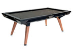 Black Cornilleau Origin outdoor pool table, front view