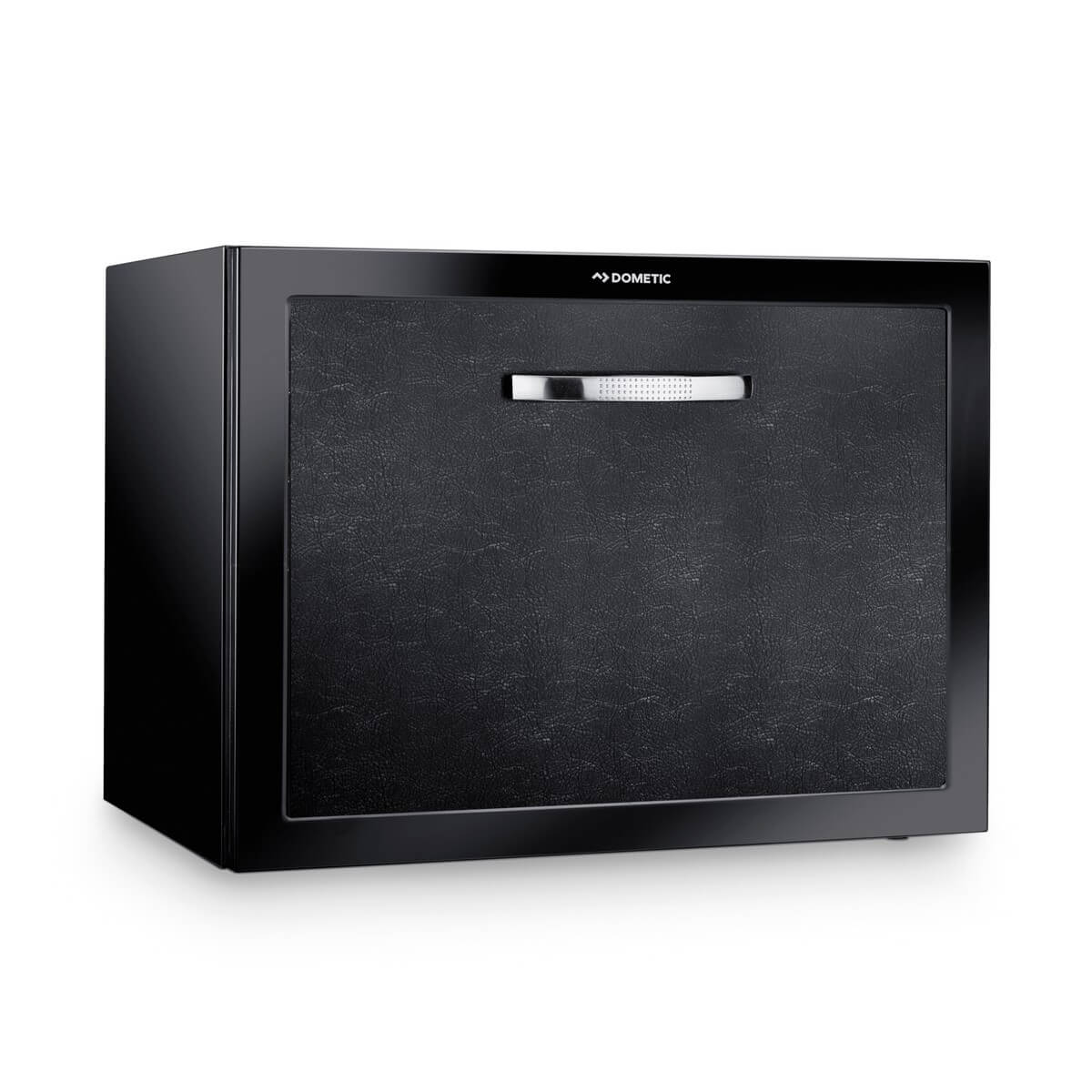Front view of the Dometic DM50 drawer minibar