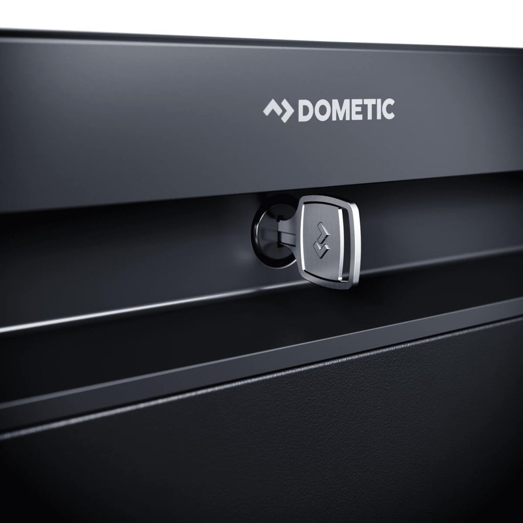 Optional key lock on the minibar