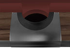 Close-up of a drop pocket on the modern brown Dynamic IV