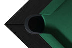 Close-up of a corner pocket and cushion rail on the Dynamic Diner pool table in Matt Black finish