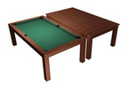 Dynamic Mozart 7ft American pool dining table in Mahogany finish with the dining top fitted