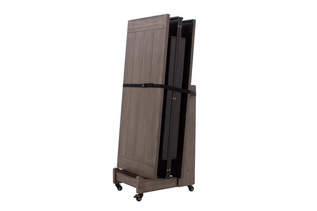 Storage cart accessory for the Rasson Penelope II dining top panels