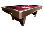 Dynamic Triumph Plus American pool table in mahogany, full table view