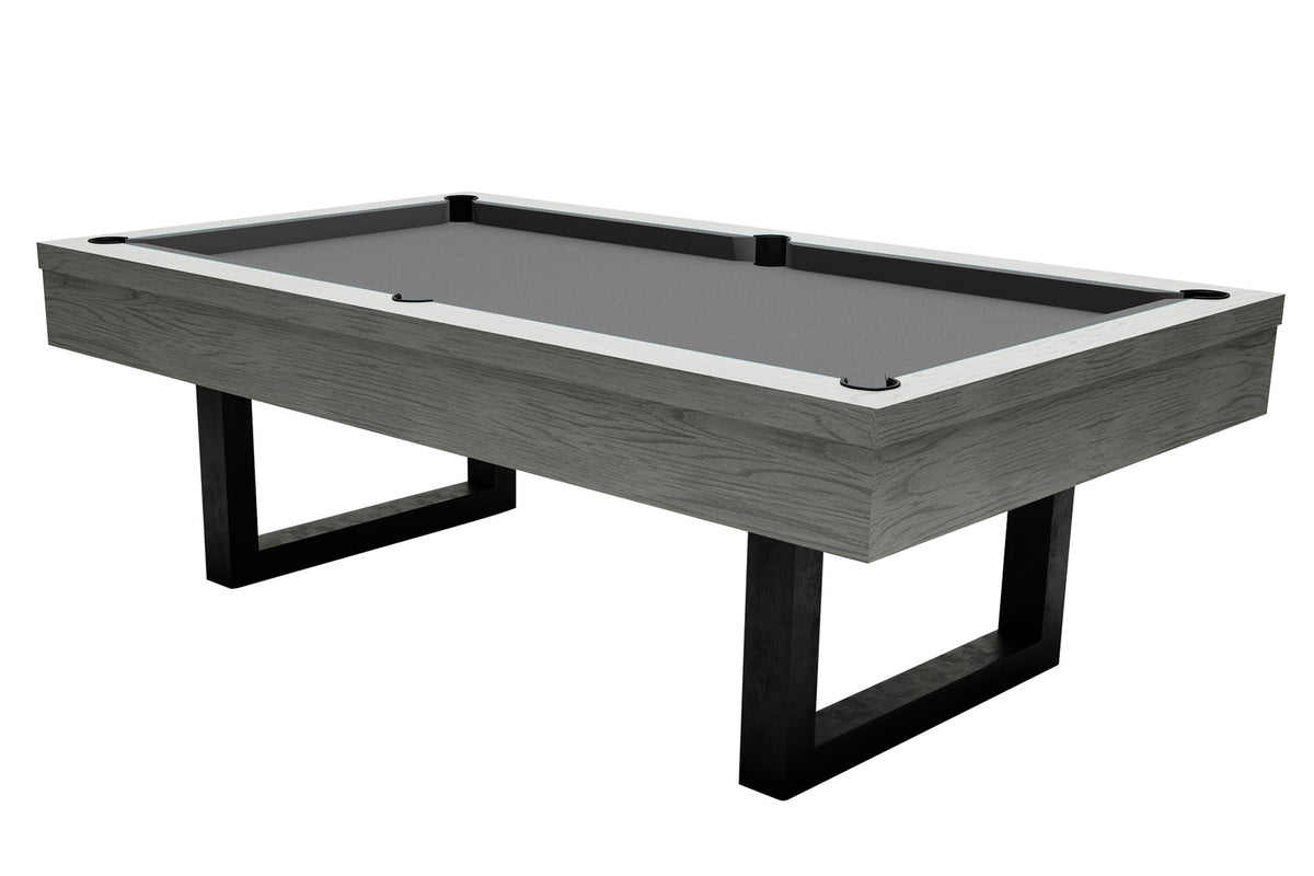 Dynamic Upcon 8ft American slate bed pool table in grey oak