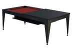 Dynamic Vancouver III American 7ft Pool Table in Black finish with burgundy cloth