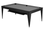 Dynamic Vancouver III American 7ft Pool Table in Black finish with grey cloth, alternate angle