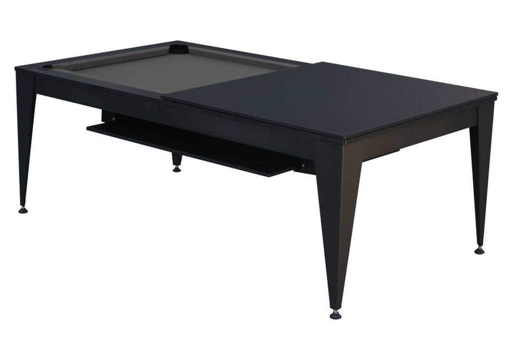 Dynamic Vancouver III American 7ft Pool Table in Black finish with grey cloth