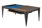 Dynamic Vancouver III American 7ft Pool Table in Black/Brown finish with blue cloth
