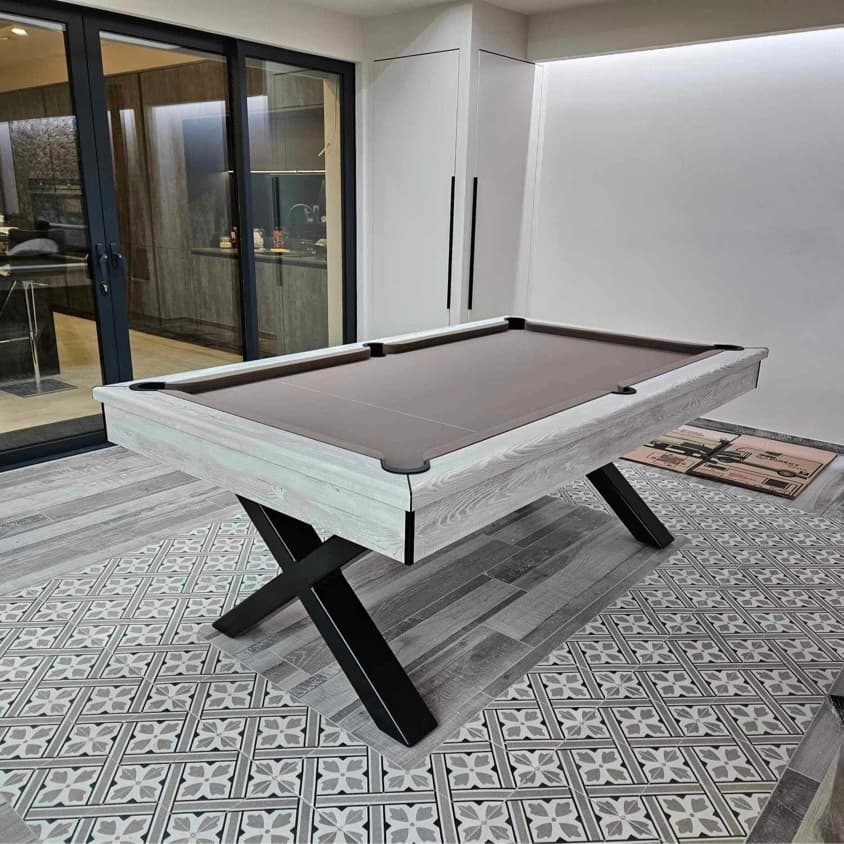 FMF Xcalibur slate bed pool dining table