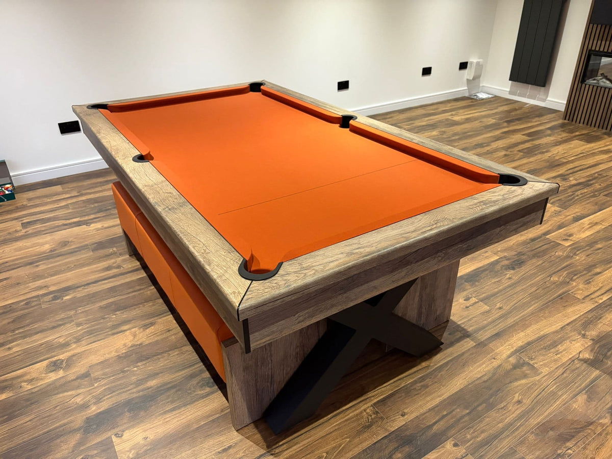 FMF Xcalibur slate bed pool dining table