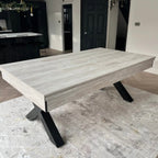 FMF Xcalibur slate bed pool dining table