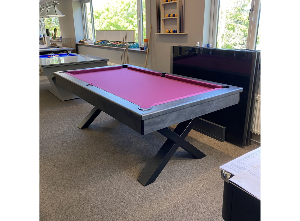 FMF Xcalibur slate bed pool dining table