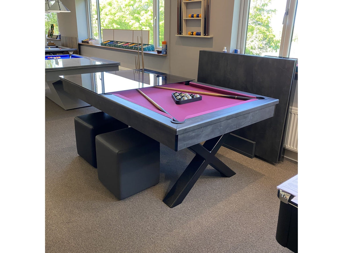 FMF Xcalibur slate bed pool dining table