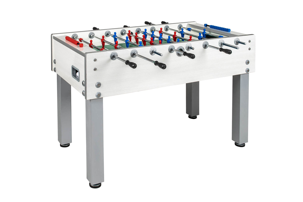 Garlando G-500 Weatherproof outdoor football table in white