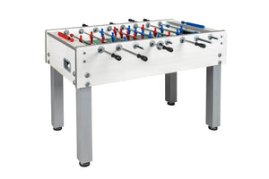 Garlando G-500 Weatherproof outdoor football table in white