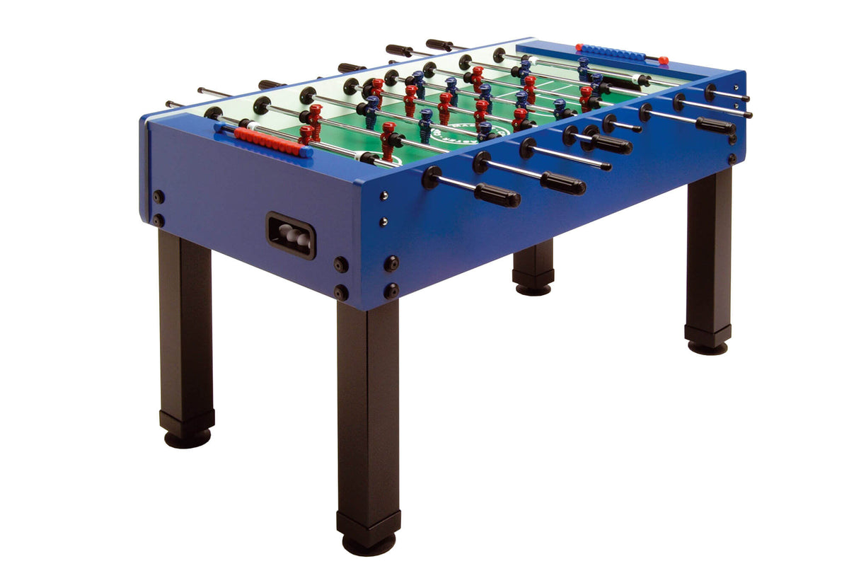 Garlando Master Cup football table in blue with black metal legs