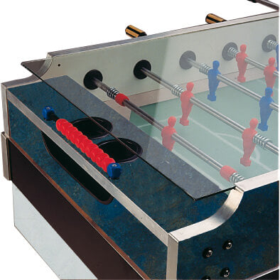 Garlando Olympic Outdoor tempered glass top close-up