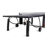 Underframe and legs of the blue Heemskerk 2250 indoor table tennis table
