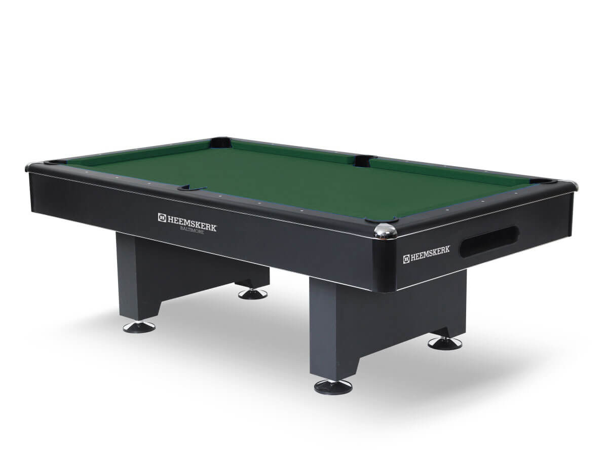Heemskerk Baltimore pool table with dark green cloth