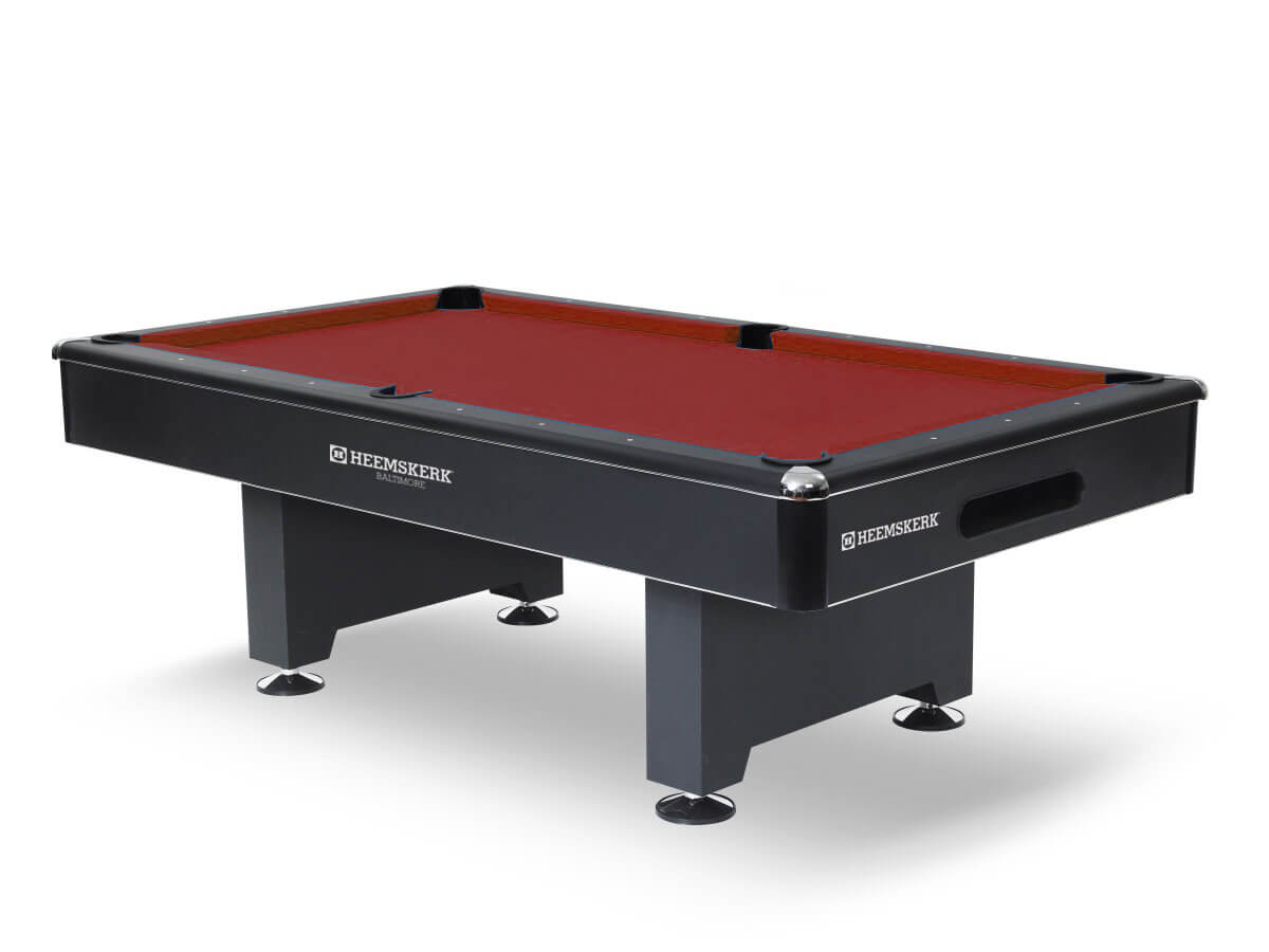Heemskerk Baltimore pool table with red cloth