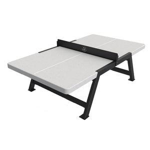 Heemskerk Beta outdoor table tennis table with grey concrete top, steel frame and net