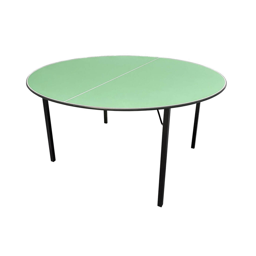 Heemskerk Circle round table tennis table with a green top