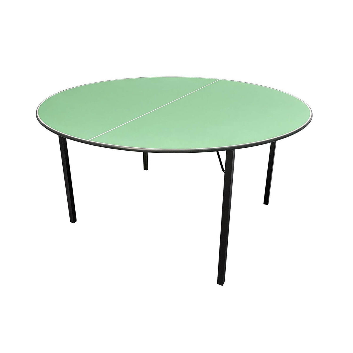 Heemskerk Circle round table tennis table with a green top