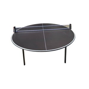 Heemskerk Circle 180 cm round table tennis table with black top and net