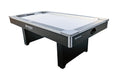 Heemskerk Coliseum 7ft air hockey table with stainless steel playfield and black cabinet