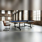 Heemskerk Office 3500 table tennis meeting table with chairs in an industrial office