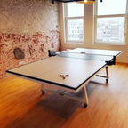 Heemskerk Office 3500 table tennis meeting table with a white top in an office