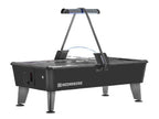 Heemskerk Parthenon coin operated air hockey table in black with arched digital scoreboard