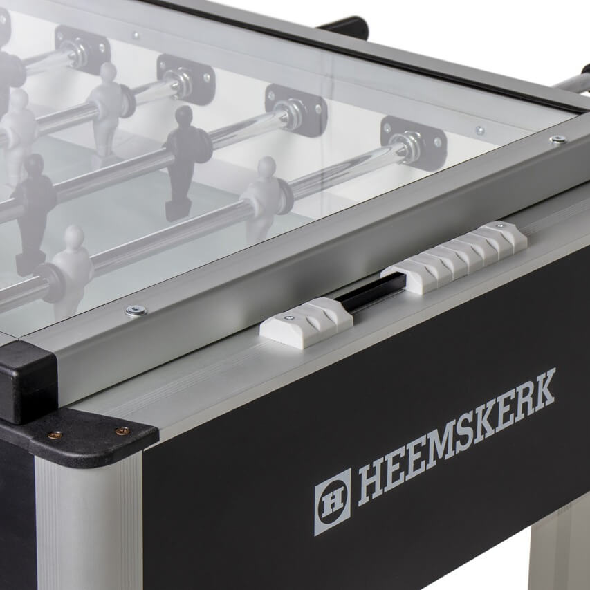 Score counter on the clear cover of the Heemskerk Soccer School Cover football table